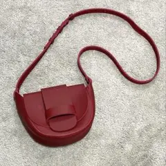 ミニショルダーバッグ 赤 斜めがけバッグ