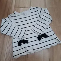 après les cours 長袖カットソー ストライプ