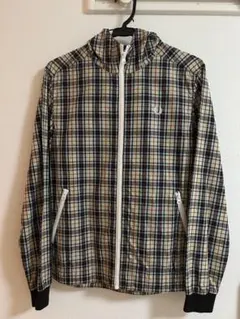 フレッドペリー タータンチェック フーデッドジャケット F2131 Mサイズ