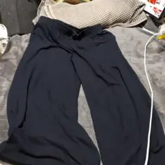 UNIQLO ブラック ワイドパンツ XXL