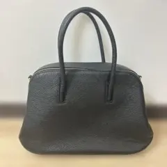 ミロス ハンドバッグ ボストンバッグ レザー　黒　本革made in Italyのサムネイル