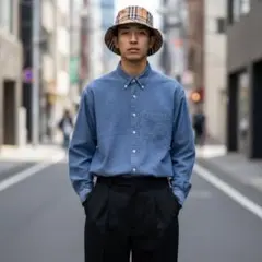 【w762】OLD GAP デニムシャツ ボタンダウン 90s〜2000s 希少