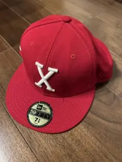 XLARGE レッド 59FIFTY キャップ 7 8/5のサムネイル
