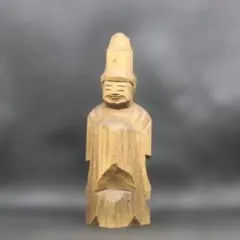 観音菩薩 15cm kb8227 仏像 円空仏 摸刻 木彫