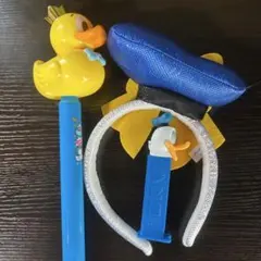 東京ディズニーランド カチューシャドナルド　シーパルパルーザ　グワグワスティック