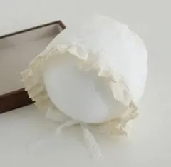 ベビーボンネット　レース