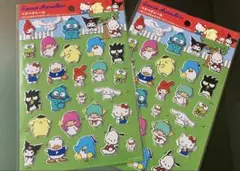 ペタペタシール　(ぷくぷくシール)サンリオ　ダイソー⭐︎2枚セット！