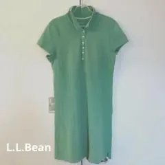 L.L.Bean ポロシャツワンピース　パステルグリーンのサムネイル