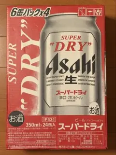 【工場出来立て】アサヒ スーパードライ 350ml 24本【エコメルカリ便現定】のサムネイル