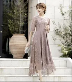 パーティードレス　GIRL 結婚式　ピンク