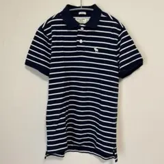 Abercrombie & Fitch ストライプポロシャツ S
