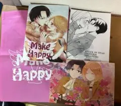進撃の巨人同人誌 リヴァイ×ペトラ Make Happy セット
