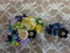 つまみ細工 髪飾り セット