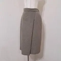 ロペピクニック【36】タイトスカート　千鳥格子柄　膝下丈　バックゴム