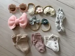 【美品】ベビー小物 11点セット 靴下 ヘアバンド サングラス