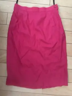 中古　美品　Yves Saint Laurent タイトスカート 42 ピンク