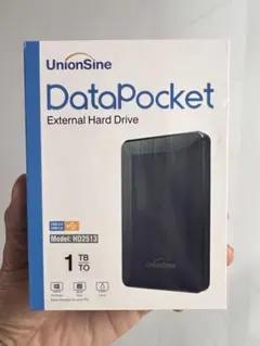 UnionSine DataPocket 1TB 外付けHDD 本体 - メルカリ