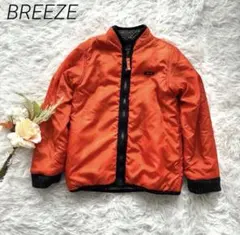 ブリーズ　リバーシブルジャンパー　2way 140cm オレンジ　アウター　中綿