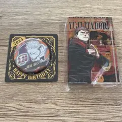 呪術廻戦　バースデイアクリルブロックHEROS・缶バッジ　虎杖悠仁