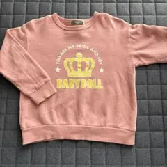 BABYDOLL トレーナー 120