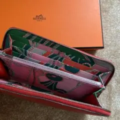 HERMES シルクイン　赤系のサムネイル