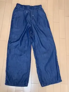 グローバルワーク　デニム風イージーパンツM