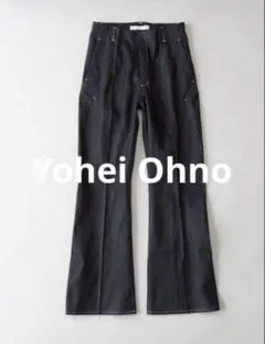 YOHEI OHNO フレアパンツ レッド 赤 - メルカリ
