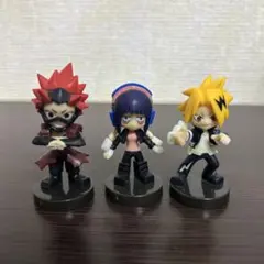 僕のヒーローアカデミア チョコエッグミニフィギュア 3体セット　切島　耳郎　上鳴