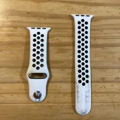 Nike Apple Watch バンド ホワイト/ブラック
