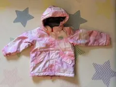 RÉSEDA フード付きスキーウェア、 110サイズ ピンク