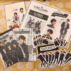 SixTONES 松村北斗 ステッカー シール ポートレート メモ帳