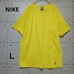 ナイキ　メンズTシャツ　DRI.FIT イエロー　Ｌ
