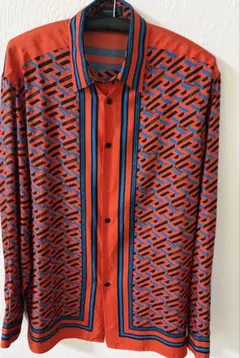 VERSACE La Greca Medusa Smiley SilkShirtのサムネイル