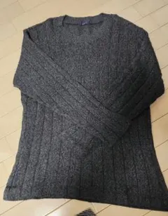 SHIPS Vネック 綿、アクリル混合ニット Lサイズ