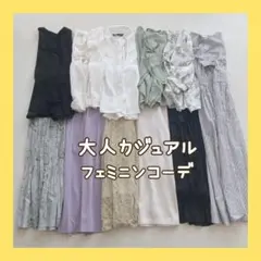 大人カジュアル×フェミニン まとめ売り コーデ売り レディース服 春夏 新品入り