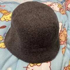 グレー ウール・ポリエステル クラシックハット お値下げしました❣️
