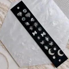 耳ツボジュエリー シルバー系 ハート 月 蝶々 浴衣 フェス 祭 海