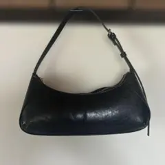 ZARA ブラック ショルダーバッグ ハンドバッグ レザー OHOTOROのサムネイル