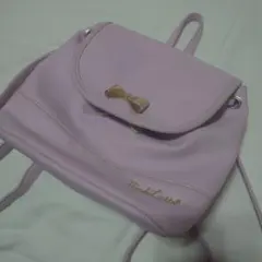メルカリ便❤️かわいいリュックサック リュック ラプンツェル色薄紫色