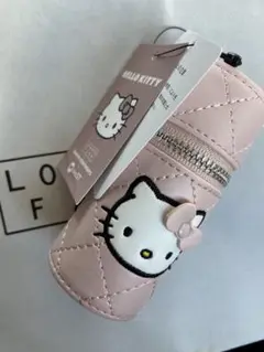 【HELLO KITTY】キルティングリップポーチキーチャーム