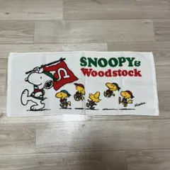 SNOOPY スヌーピー タオル フェイスタオル 新品未使用 レトロ