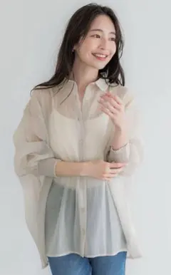 coca シアービッグシャツ