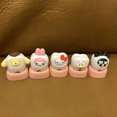 サンリオキャラクターズ みんなでなっちゃお！歯 ５種セミコンプセット