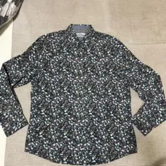 【状態良】CASUAL 花柄 長袖シャツ Lサイズ