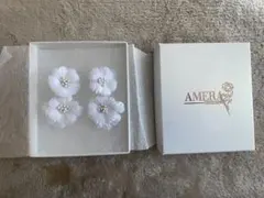 ピアス　フラワーモチーフ　ウエディング　結婚式