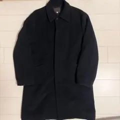 TAKEO KIKUCHI ロングコート　カシミヤ 黒 サイズ3
