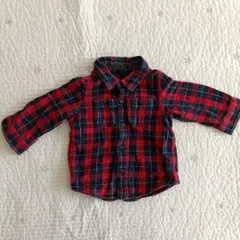 babyGap チェック柄長袖シャツ 18-24ヶ月