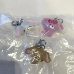 サンリオキャラクターズ ゆるっとめじるしアクセサリー ぼんぼんりぼん　くろうさ