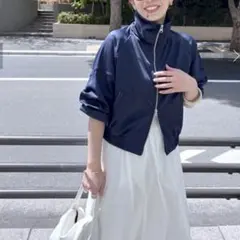 オメカシ　omekashi ダブルジップハイネックブルゾンのサムネイル