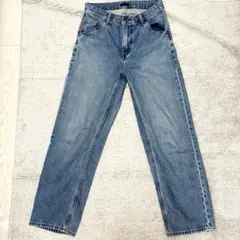 ユニクロ ワイドフィット ジーンズ 28 ブルー デニム メンズ UNIQLO